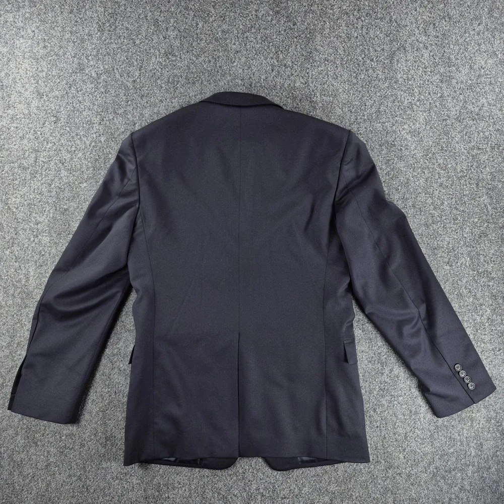 Brooks Brothers 1818 Regent Blazer Navy Wool Estrato Italy 40R 10075836R